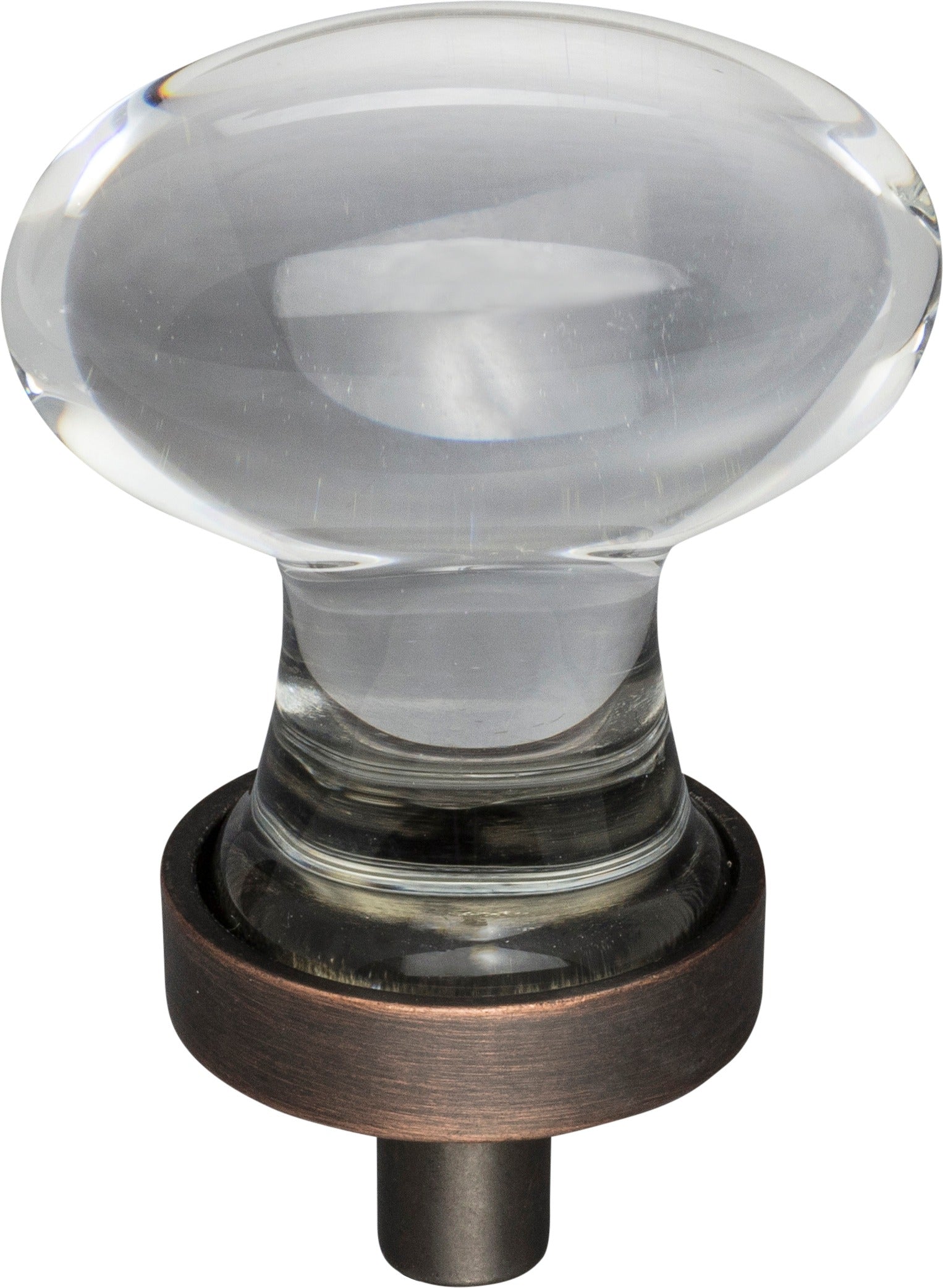 JEFFREY ALEXANDER Jeffrey Alexander G110DBAC Harlow Cabinet Knob Glass