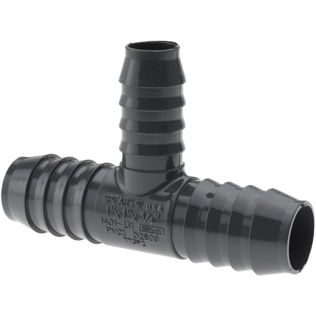 VALUE COLLECTION Value Collection 1401-131 Barbed Reducing Tee 1x1x3/4 Pvc