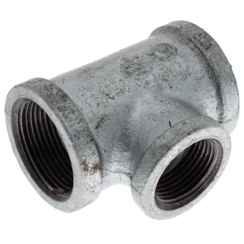 EVERFLOW Everflow GMRT1403 Reducing Tee Galvanized Malleable (1-1/4 x 1)