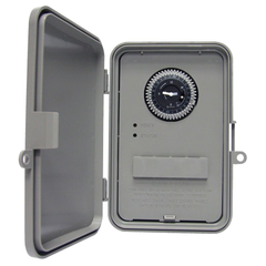 Intermatic GM40AV-QW Timer Switch Auto-Voltage 7-Day Electromechanical in Nema 3R Outdoor Plastic Enclosure