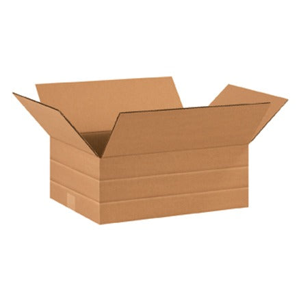 BSC PREFERRED Bsc Preferred MD16126 Multi-depth Corrugated Box 25pk