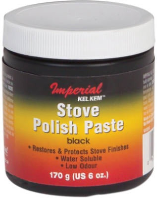 IMPERIAL Imperial KK0059 Black Stove Polish Paste 6 Oz Cast Iron Steel