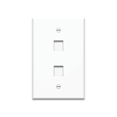 Legrand KTPDL2W Pass & Seymour 2-Port Keystone Face Plate - White