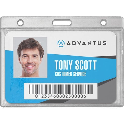 ADVANTUS Advantus Corp. AVT76075 Rigid Id Badge Holder Box of 25