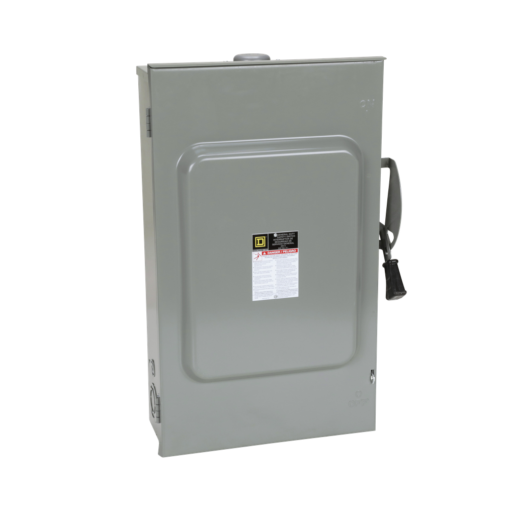 Square D DU324RB Safety Switch Non-Fusible GD 240V 200A 3P NEMA-3R