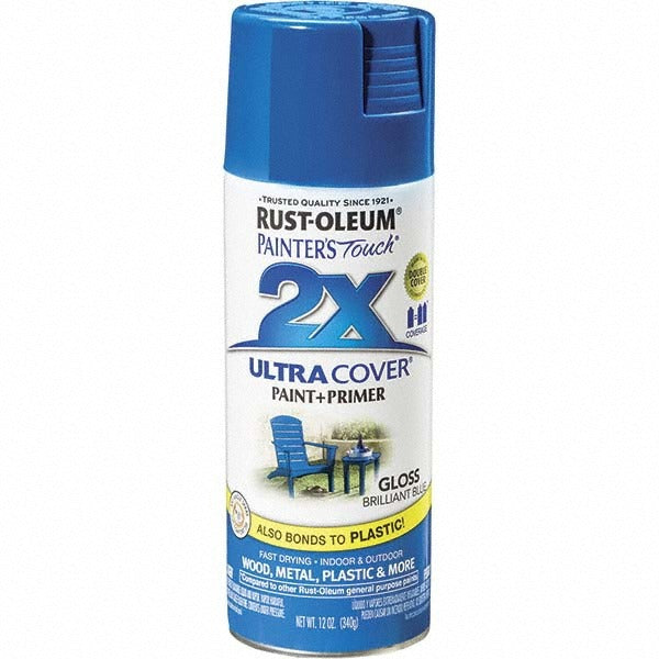 RUST-OLEUM Rust-oleum 334027 Gloss Enamel Spray Paint Brilliant Blue 12 Oz