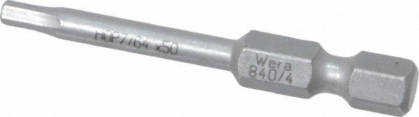 WERA Wera 05135093001 Hex Power Screwdriver Bit 7/64 in 4 Pc