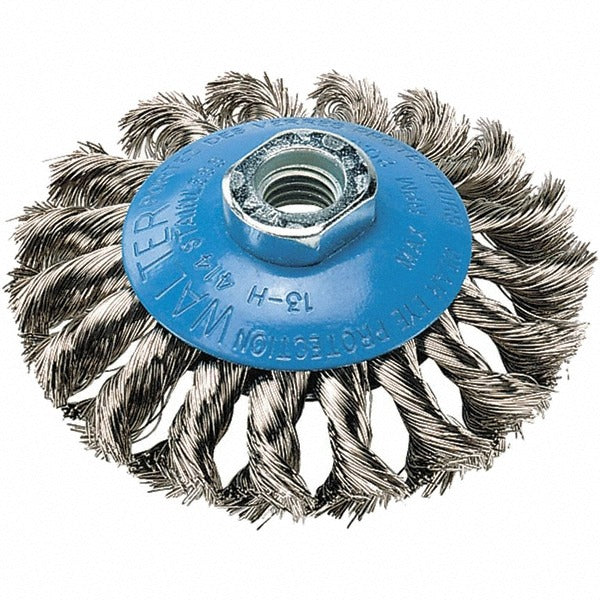 WALTER Walter Surface Technologies 13H414 Knotted Cup Brush 4 in