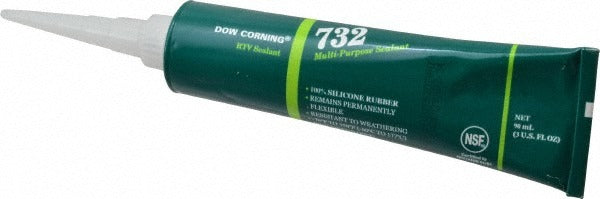 DOW CORNING Dow Corning 3140717 Rtv Silicone Joint Sealant 3 Oz White
