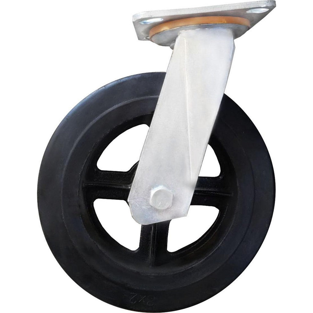 PRO-SOURCE Pro-source PRO-AS2436S-004 Swivel Caster Wheel 8in Ball Bearing