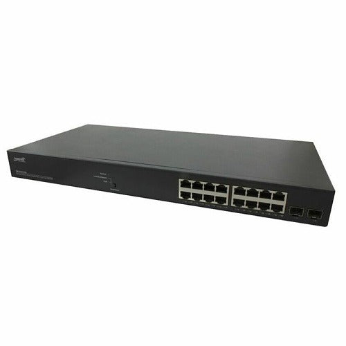 LANTRONIX Transition Networks SM16TAT2SA-BR Smart Managed Poe+ Switch