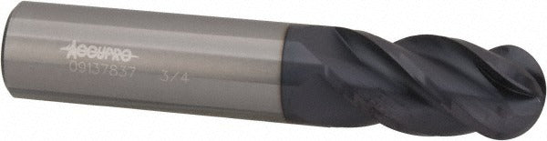ACCUPRO Accupro 12179294 Ball End Mill 0.625 in 4 Flute Carbide