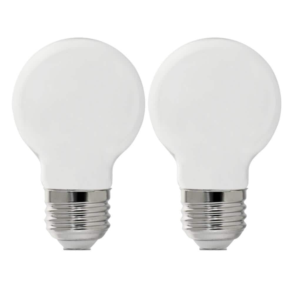 FEIT ELECTRIC Feit Electric BPGM60W927CAFIL/2 G16-1/2 globe filament LED bulb 5.5W (2-pack) 60W equivalent