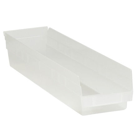 BSC PREFERRED Bsc Preferred BINPS121CL Clear Nestable Storage Bin 16-pack