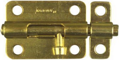 NATIONAL HARDWARE National Mfg N151-589 Barrel Bolt 3 Inch Dull Brass