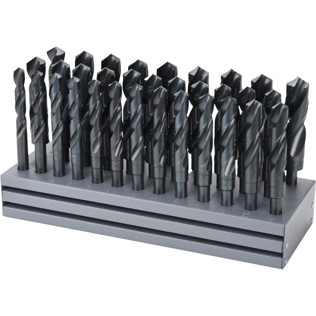 CHICAGO-LATROBE Chicago-latrobe 69858 Reduced Shank Drill Bit Set 33 Pc