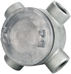 THOMAS & BETTS Thomas Betts GUAX37-TB Round Iron Electrical Box Hazardous Location