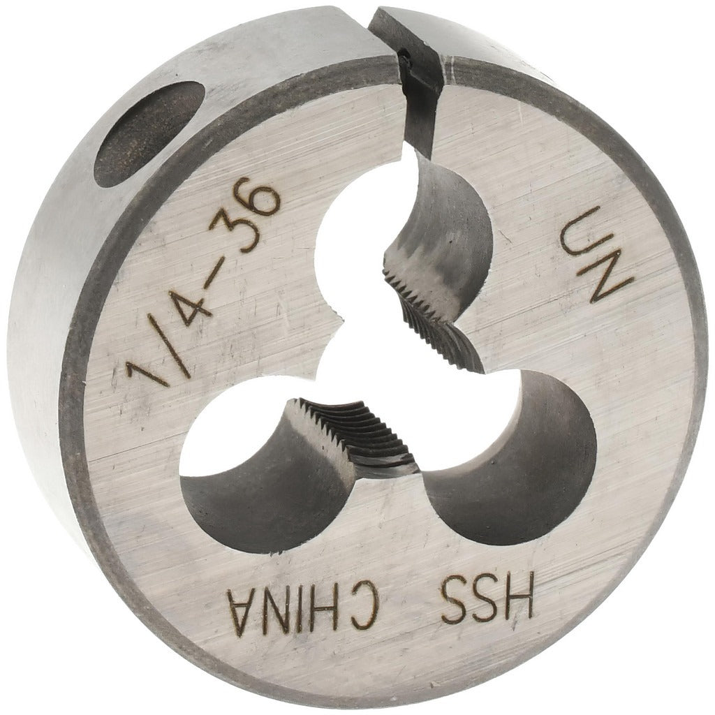 VALUE COLLECTION Value Collection 315-1124 Round Die 1/4-36 1in Od Hss