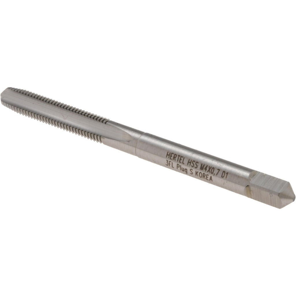 HERTEL Hertel K007255AS Hand Sti Tap M4 X 0.7 Metric Coarse Hss