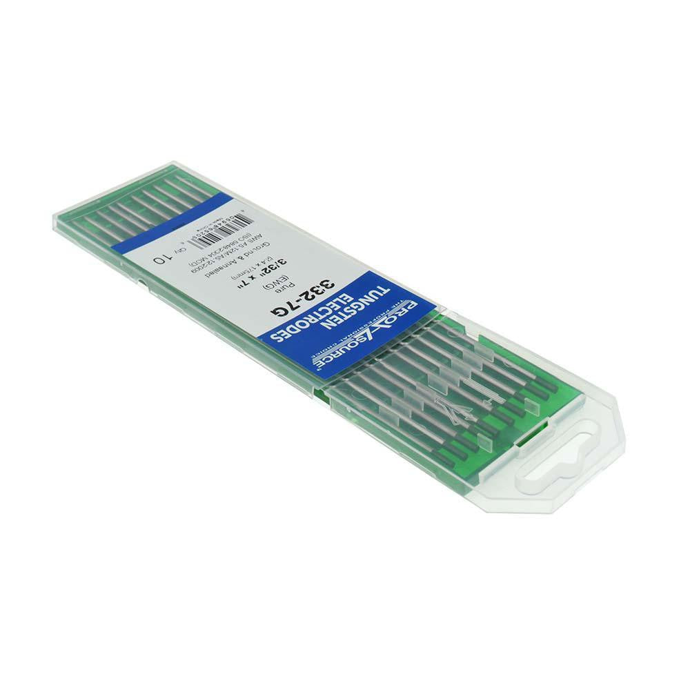 PRO-SOURCE Pro-source 332-7G Tig Welding Rod 3/32 in Pure Tungsten 10 Pk