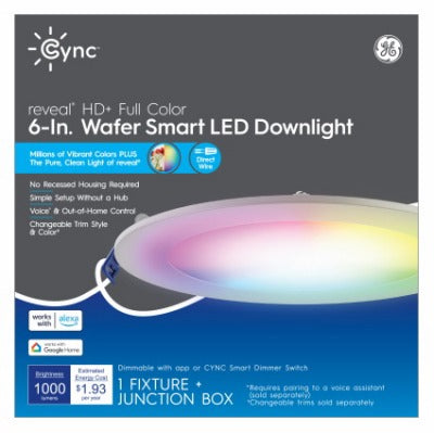 GE G E Lighting 93130935 Led Wafer Downlight 16W Tunable White