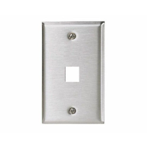 HUBBELL Hubbell Premise Wiring SSF11 Stainless Steel Faceplate