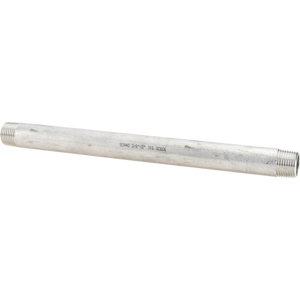 VALUE COLLECTION Value Collection 6BN3/8X8 Ss Pipe Nipple Sch 40 Npt