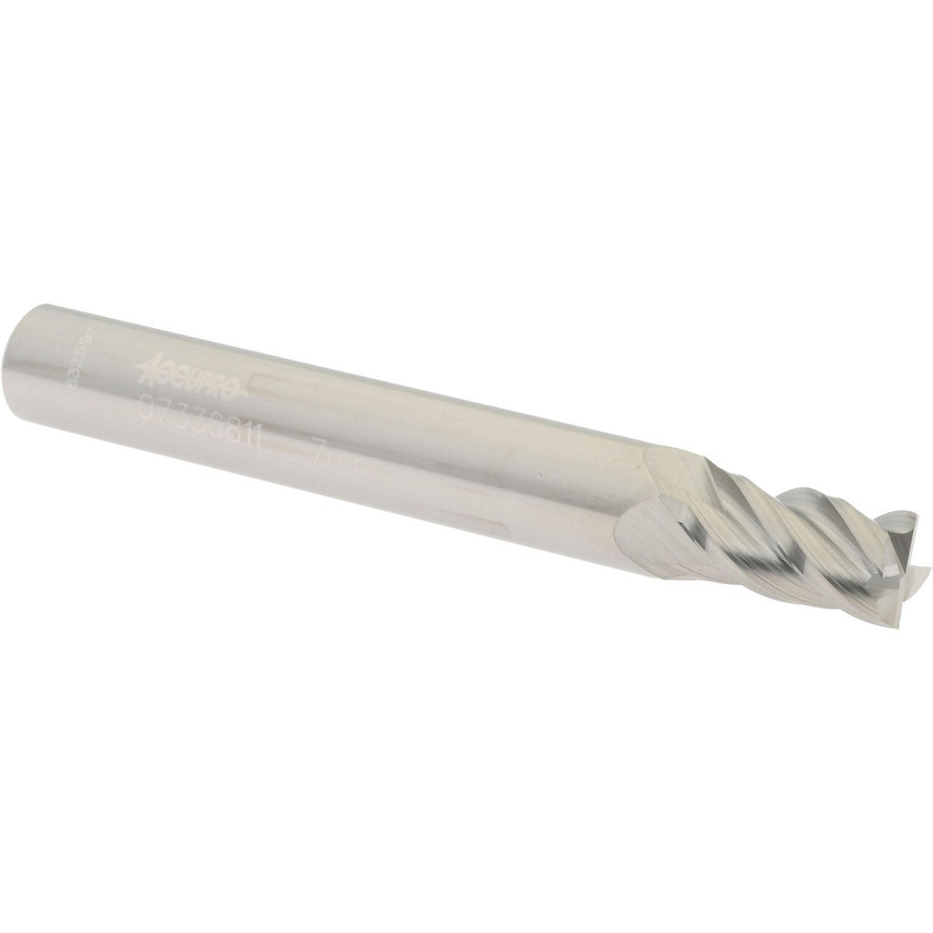 ACCUPRO Accupro 12182820 Square End Mill 0.2756 in 4 Flute Carbide