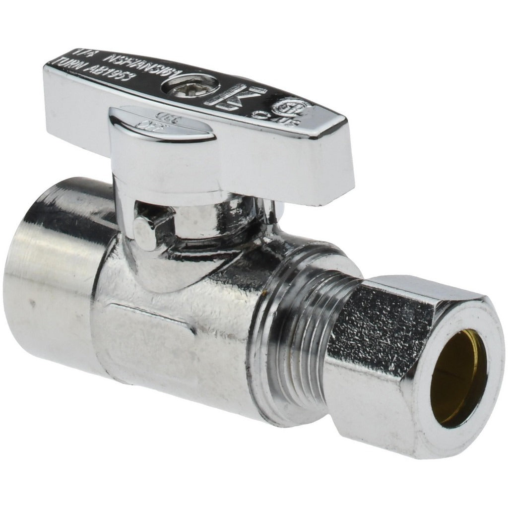 VALUE COLLECTION Value Collection 191-222HC Brass Stop Valve 125 Psi