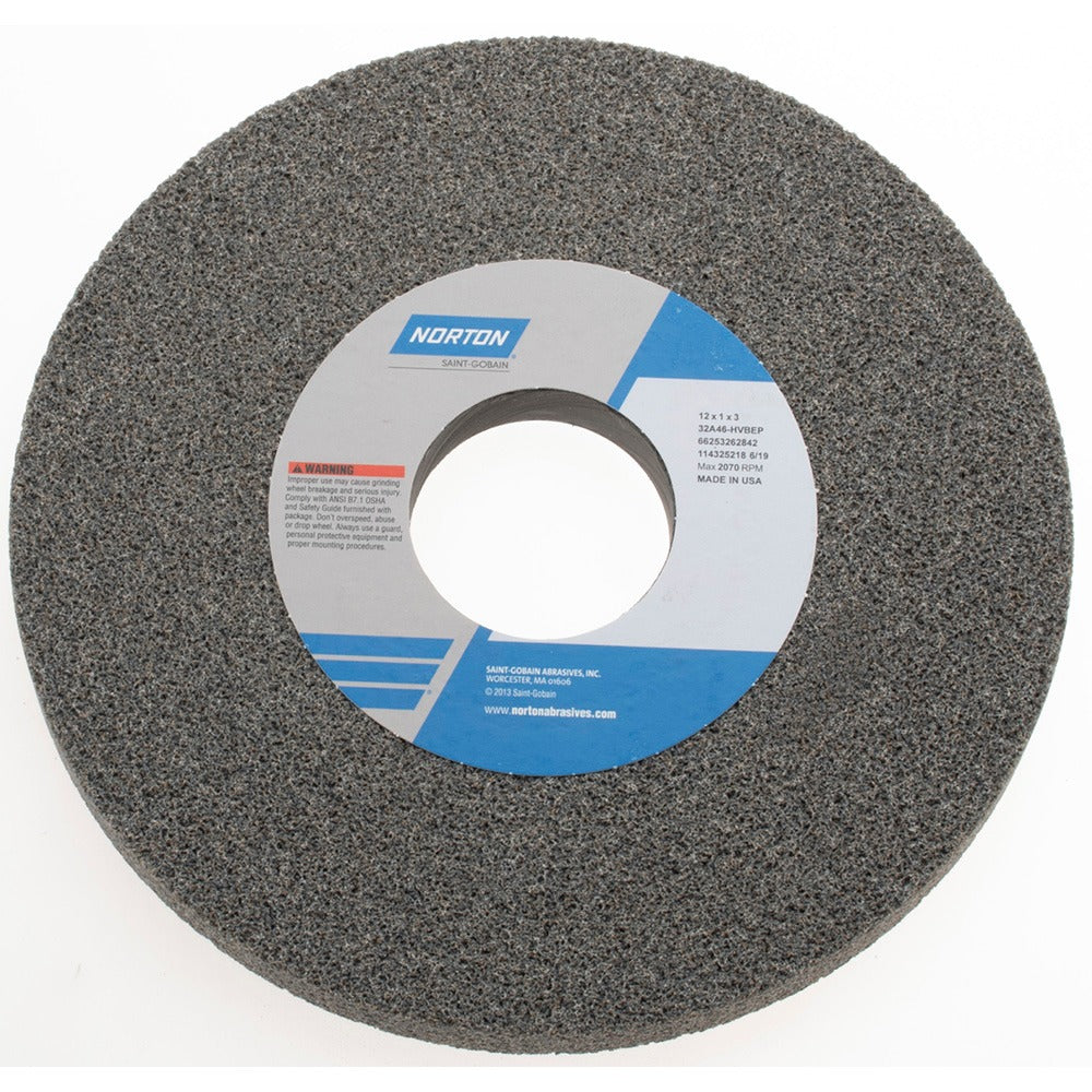 NORTON Norton 66253262842 Surface Grinding Wheel 12in 46 Grit