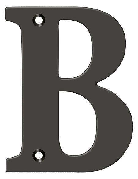 DELTANA Deltana RL4B-10B Address Letter B Oil Rubbed Bronze
