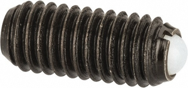 VLIER Vlier DBM6A Threaded Ball Plunger M6 X 1 Steel Nylon Ball
