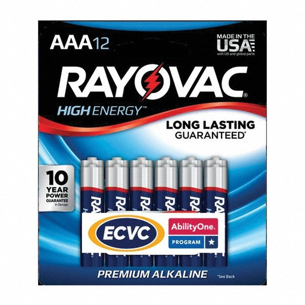 ABILITYONE Abilityone 6135008264798 Aaa Alkaline Batteries 12 Pack