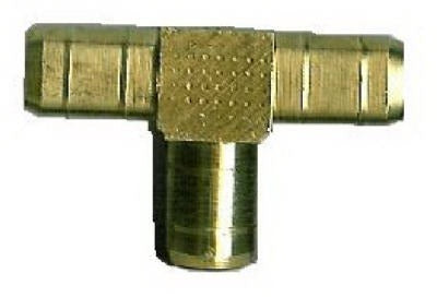ANDERSON METALS Anderson Metals Corp 57064-06 Brass Hose Barb Tee 3/8 in