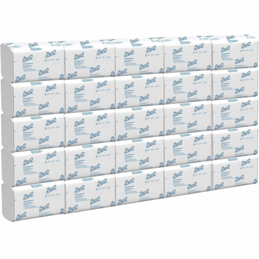 KIMBERLY-CLARK Kimberly-Clark KCC01980 Pro Scottfold Multifold Paper Towels 9.4 x 12.4 in 175/Pack 25/Carton
