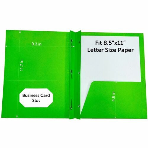 SPARCO Sparco SPR78542 Two-pocket Folder Letter Size Box of 25