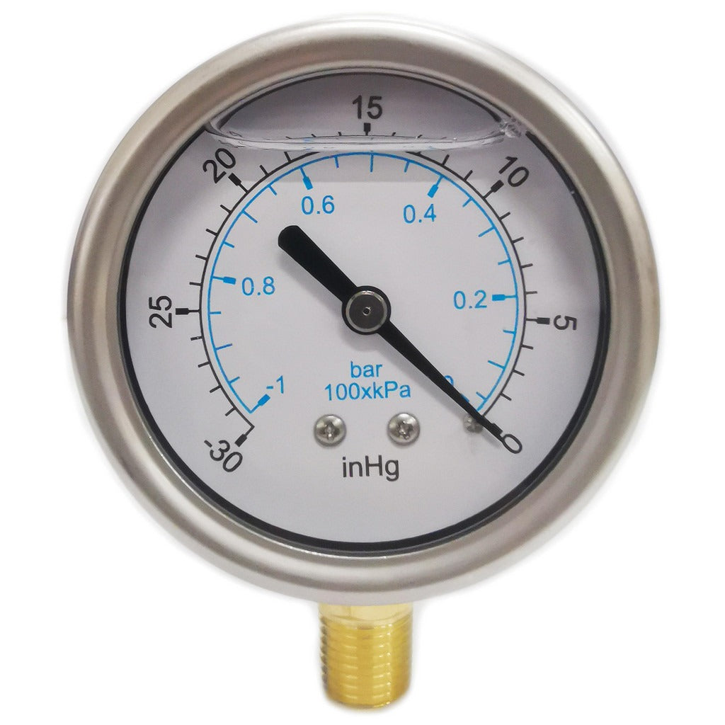 VALUE COLLECTION Value Collection 115AL25VAC Vacuum Gauge 2.5 in Dial