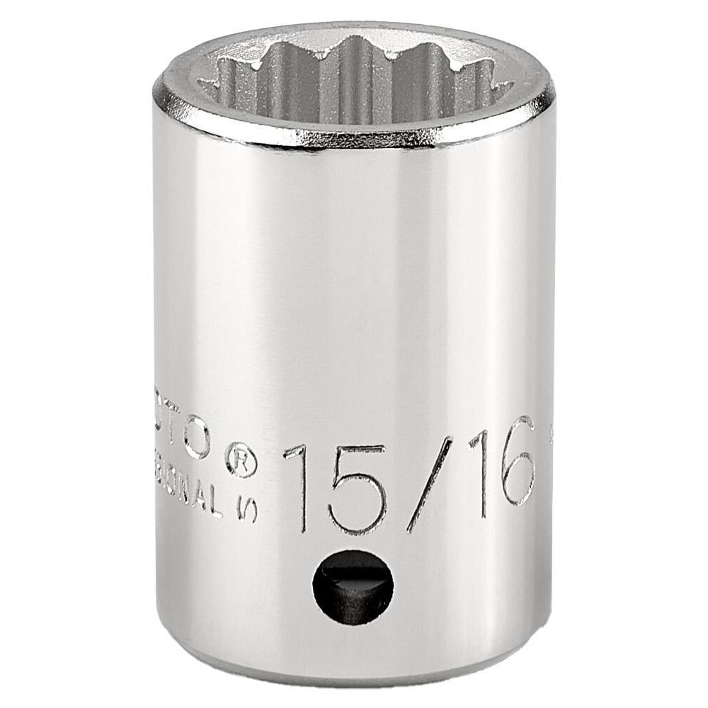 PROTO Proto J5530 Hand Socket 15/16 Inch 12-point 3/4 Drive