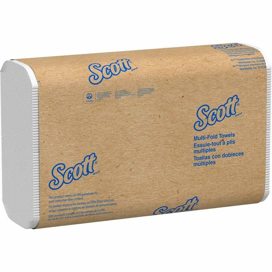 KIMBERLY-CLARK Kimberly-Clark KCC01840 Scott Multifold Paper Towels with Absorbency Pockets (250/Pack) Replacement 01840