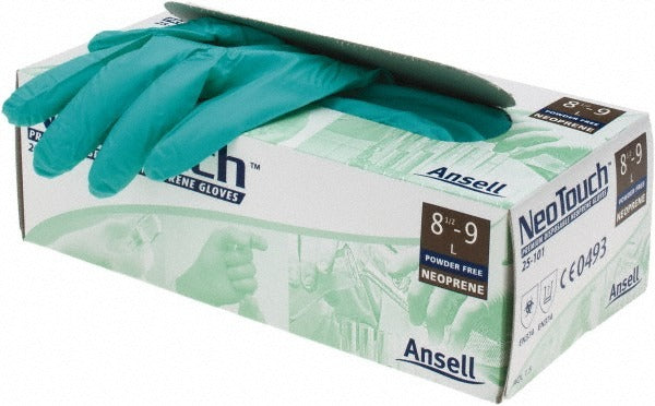 ANSELL Ansell 25-101L Neoprene Gloves Large 5.1 Mil Powder-free 100 Pack