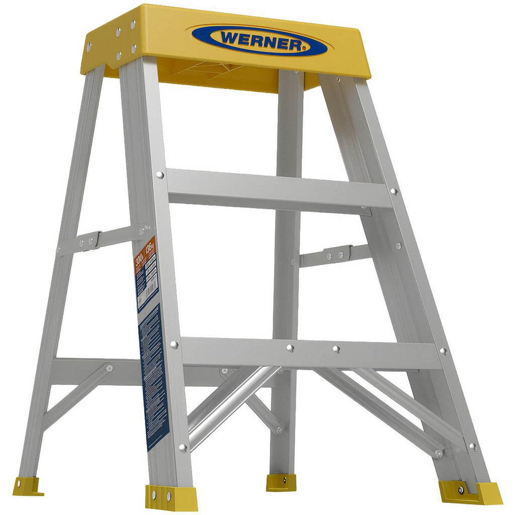 WERNER Werner 150B 2-step Aluminum Step Ladder Type Ia 300 Lb