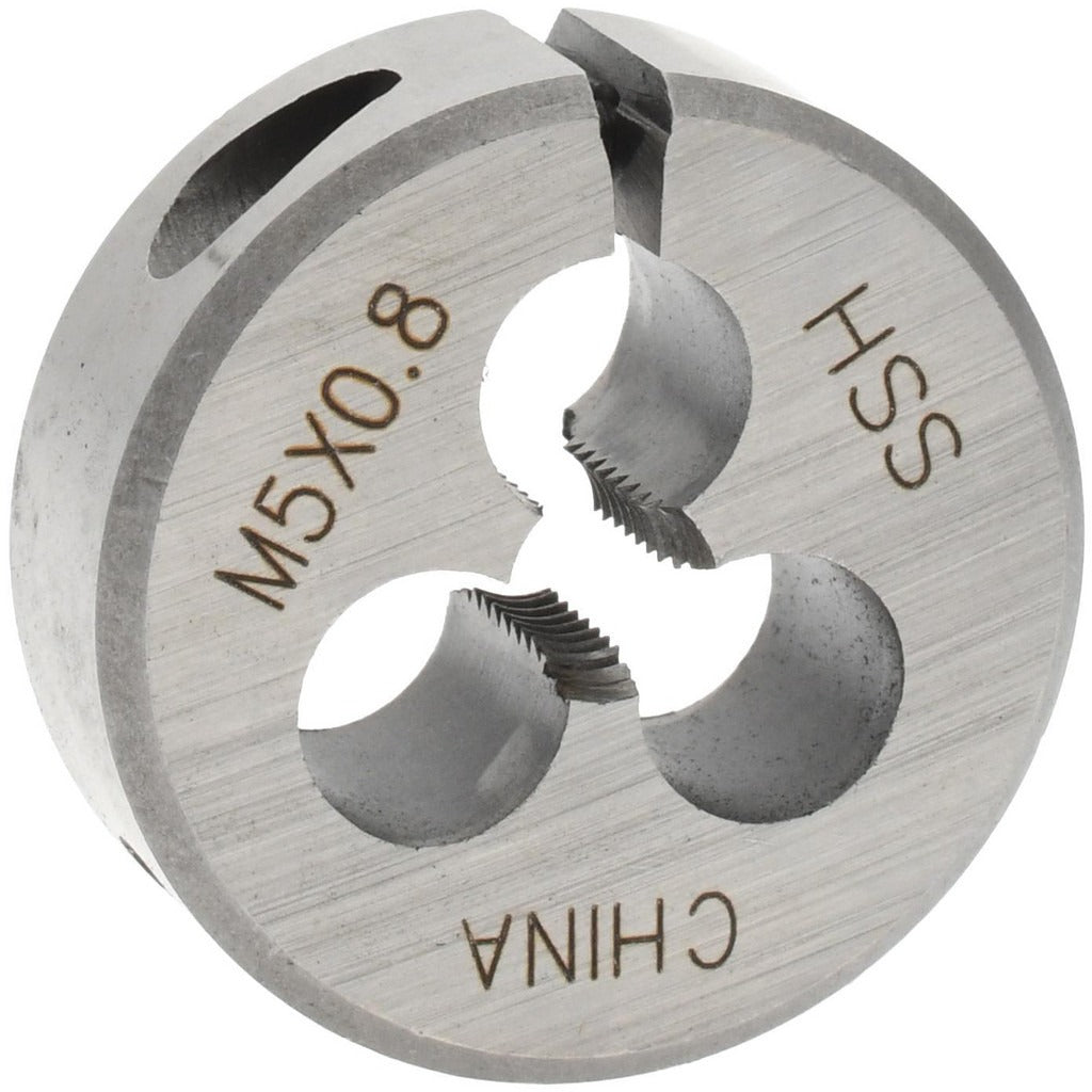 VALUE COLLECTION Value Collection 314-1632 Round Die M5x0.8 1 Inch Od Hss