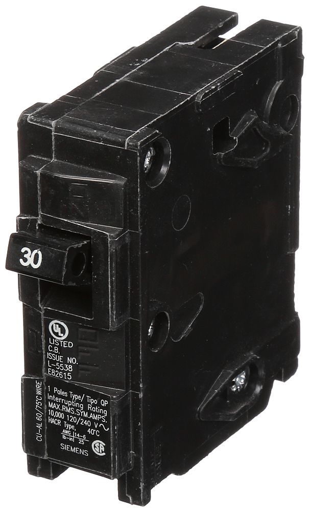 Siemens Q130 30-Amp Single Pole Type QP Circuit Breaker