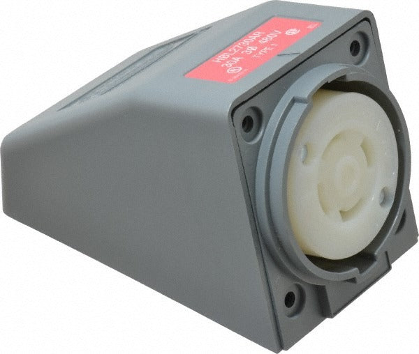 HUBBELL Hubbell HBL2730AR L16-30R Locking Receptacle 30A 480V
