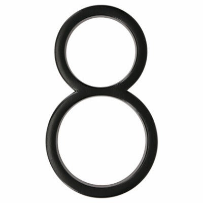 HILLMAN Hillman Fasteners 844718 House Number 8 5in Black Zinc