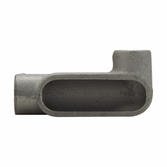 Crouse-Hinds LR17 Type LR Conduit Outlet Body, 1/2 in Hub, 7 Form, Feraloy Iron Alloy