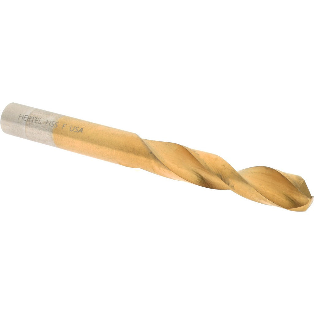 HERTEL Hertel 66693433 Drill Bit Letter F 135 Deg Hss Tin