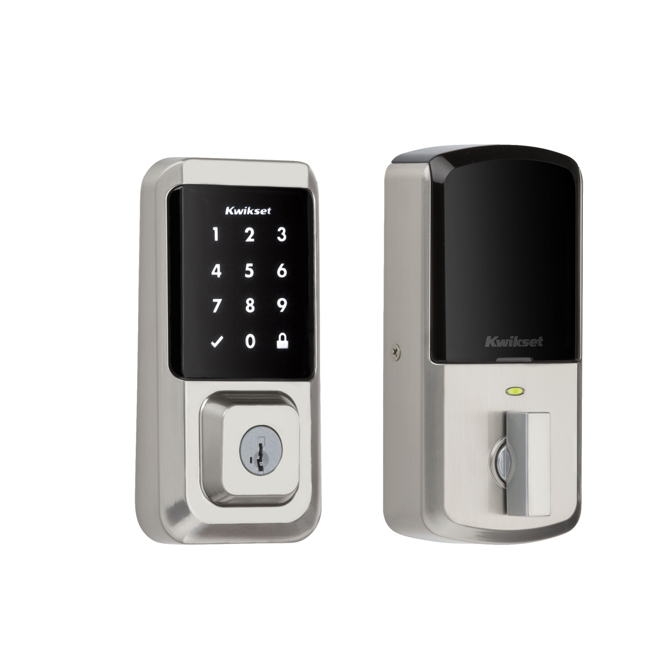 KWIKSET Kwikset 939WIFITSCR-15S Halo Wi-fi Deadbolt Touchscreen Satin Nickel