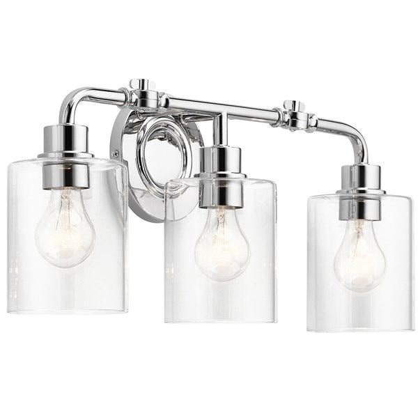 KICHLER Kichler Kich 45666ch Vanity Light 3-lamp 75W Chrome