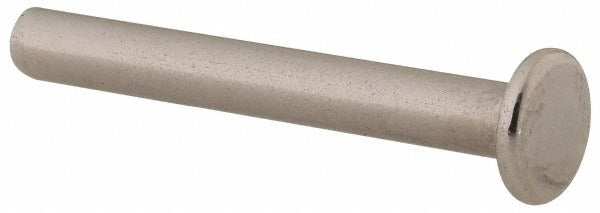 RIVETKING Rivetking 12N100RFL3P Solid Rivet Flat Head Stainless Steel